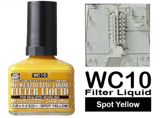 Mr. Weathering Color - Filter Liquid Yellow 40ml