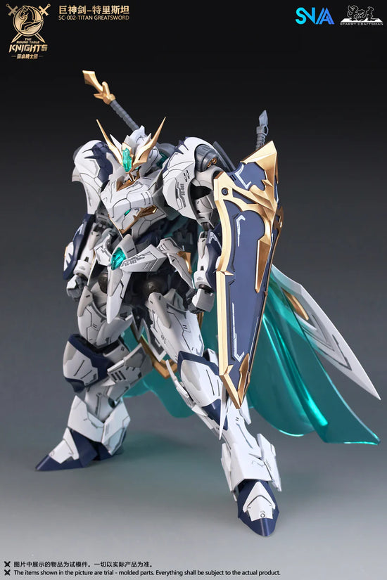 SNAA The Round Table Knights, Titan Greatsword Tristan, 1/144 model kit