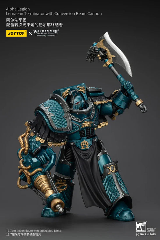 Joytoy The Horus Heresy Alpha Legion Lernaean Terminator with Conversion Beam Cannon