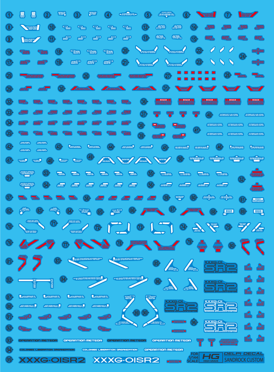 HG SANDROCK CUSTOM (Water Decal)