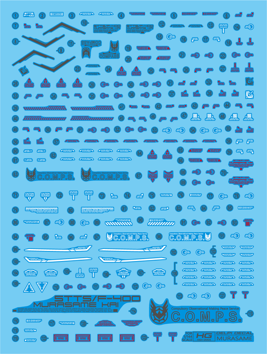 HG MURASAME KAI (Water Decal)
