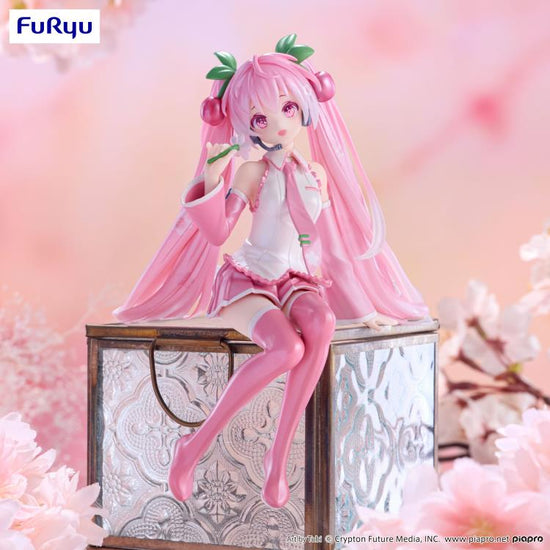 Vocaloid Hatsune Miku Sakura Miku (2024 Pearl Color Ver.) Noodle Stopper Figure