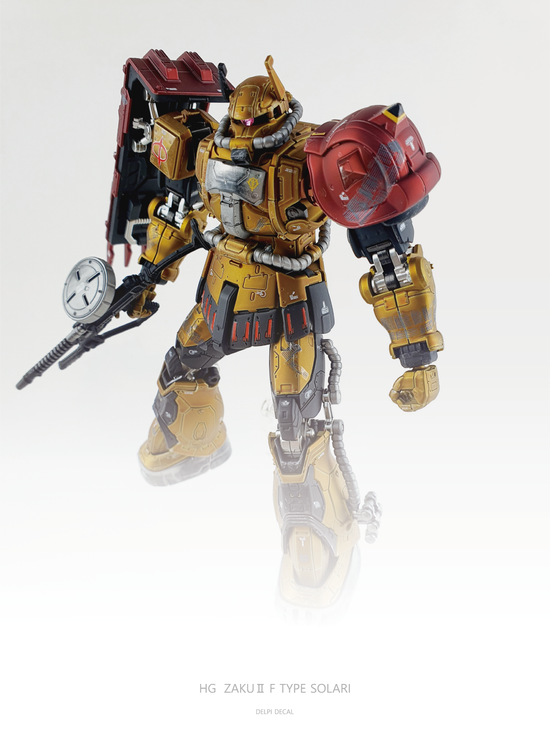 HG REQUIEM ZAKU SOLARI (Water Decal)