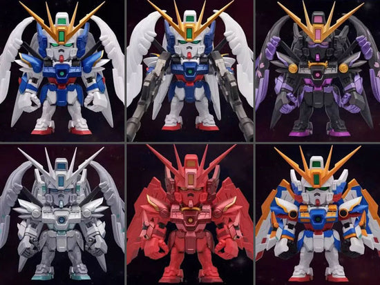 Gundam Wing: Endless Waltz QMSV Mini XXXG-00W0 Wing Gundam Zero EW Box of 8 Random Figures