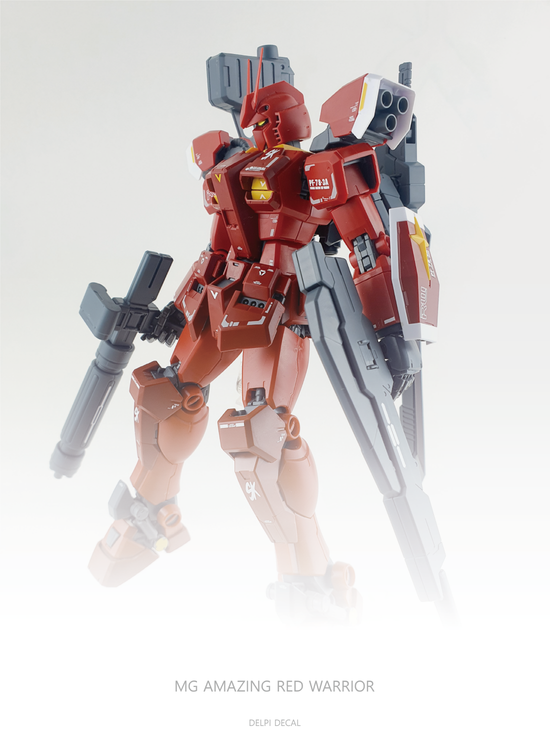 MG Amazing Red Warrior (Water Decal)