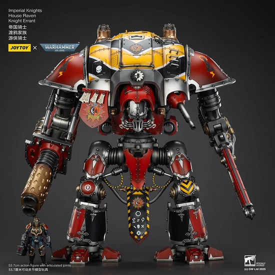 Warhammer 40K Imperial Knights House Raven Knight Errant 1/18 Scale Action Figure