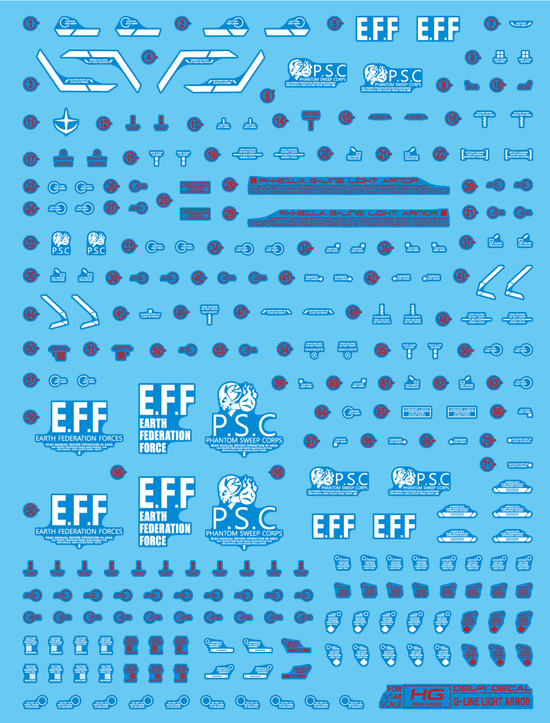 HG G Line Light Armor (Water Decal)