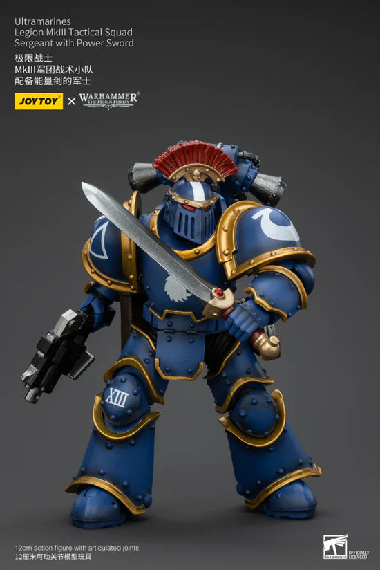 Joytoy Ultramarines Legion MKIII Tactical Squad Sergeant with Power Sword