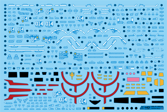 HG Doven Wolf ZZ Ver. (Water Decal)
