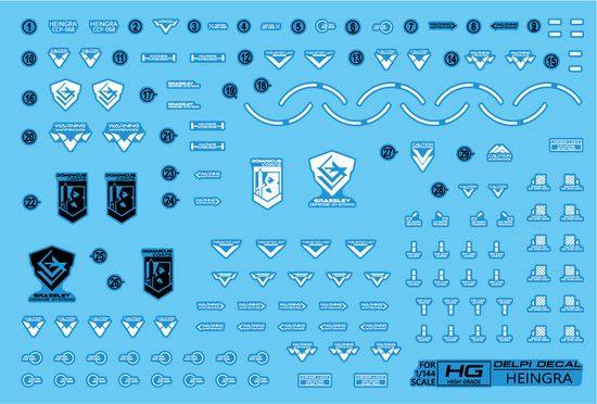 HG Heingra (Water Decal)