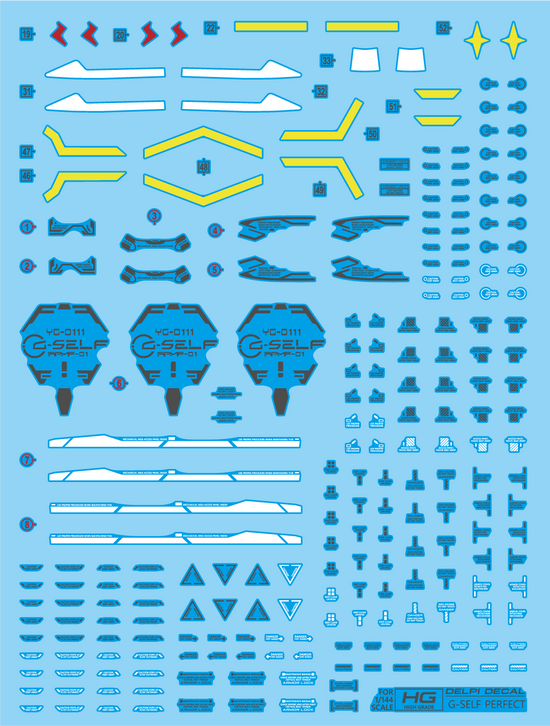 HG G-Self Perfect Pack (Water Decal)