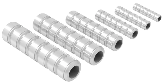 HIQParts MZ Pipe (Silver) (20 pcs)