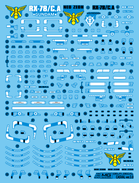 MG RX-78/C.A Casval&