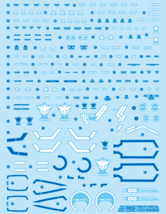RG XN Raiser (Water Decal)