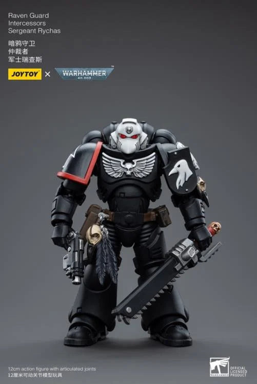 JoyToy WH40K Raven Guard Intercessors Sergeant Rychas