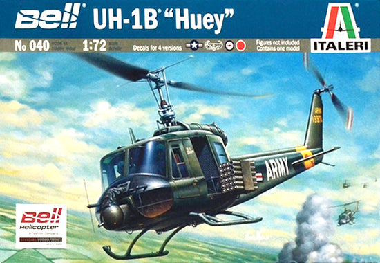 Italeri UH1B Huey Helicopter 1:72