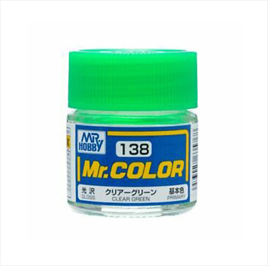 C138 Gloss Clear Green (10ml)
