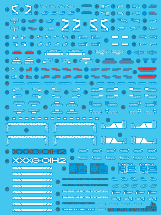 MG Heavyarms Custom (Water Decal)