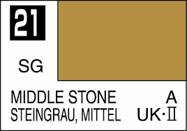 Mr. Color Semi-Gloss Middle Stone (10ml)