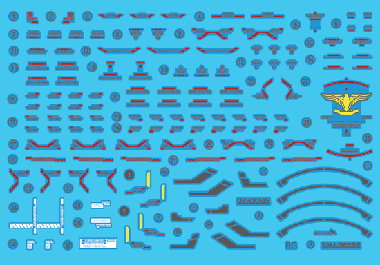 RG Tallgeese (Water Decal)