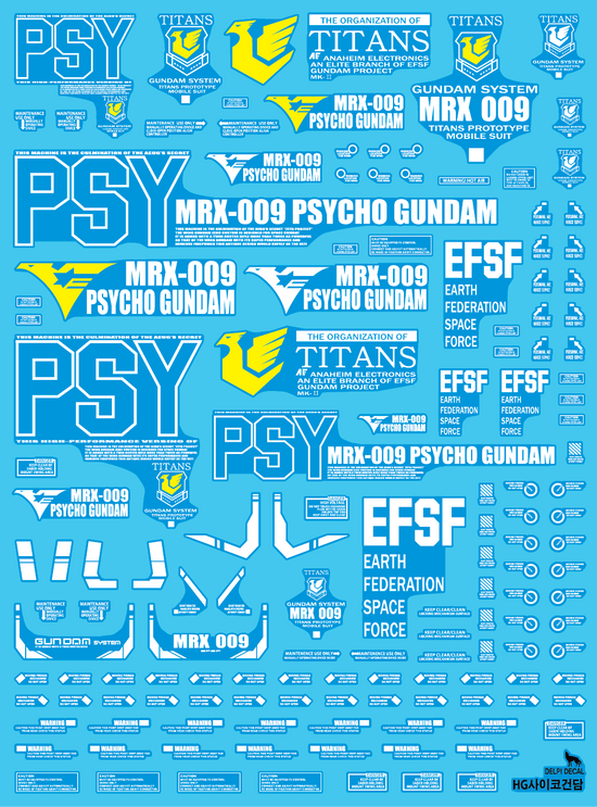 HG Psycho Gundam (Water Decal)