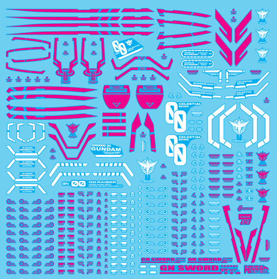 PG OO Raiser (Water Decal) (Trans-Am Light Color)