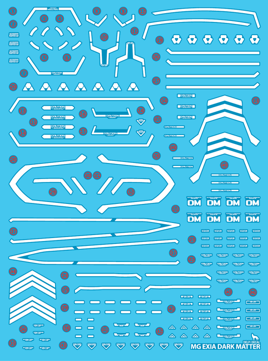 MG Exia Dark Matter (Luminous) (Water Decal)