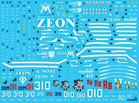 MG Gelgoog (Water Decal)