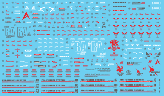 MG RX-93 Nu (Water Decal)