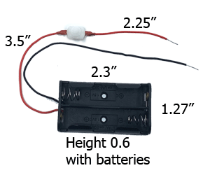 AA Holder with Switch