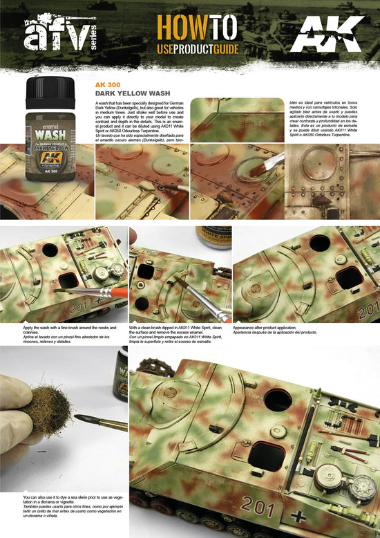 Dark Yellow Wash 35ml Bottle