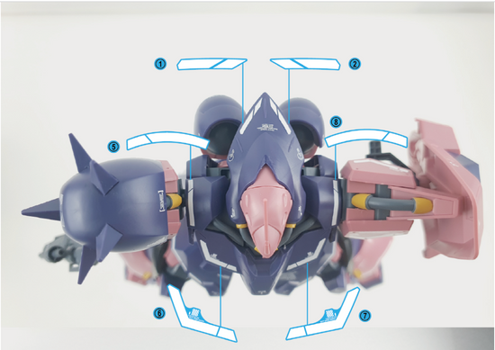 HG Messer F02 Commander Type (Water Decal)