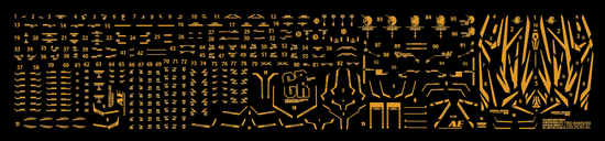 RG Banshee (Metal Sticker) (Gold)