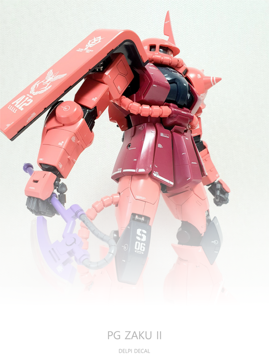 PG Zaku II (Luminous) (Water Decal)