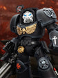 Warhammer 40,000 Black Templars Terminator (Ver. 3) with Power Fist and Assault Cannon 1/18 Scale Action Figure