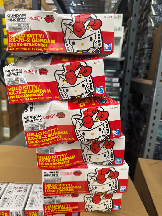 (Damaged Box) 10% Off SDEX-Standard Hello Kitty & RX-78-2 GUNDAM