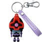 Mobile Suit Gundam Gunpla-kun 3D Rubber Mascot Keychain