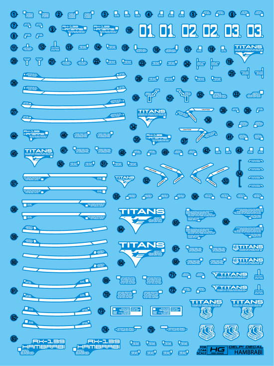 HG HAMBRABI (Water Decal)