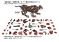 Zoids AZ-05 Ez-016 Saber Tiger Tiger Type (Motorized Model) 1/72