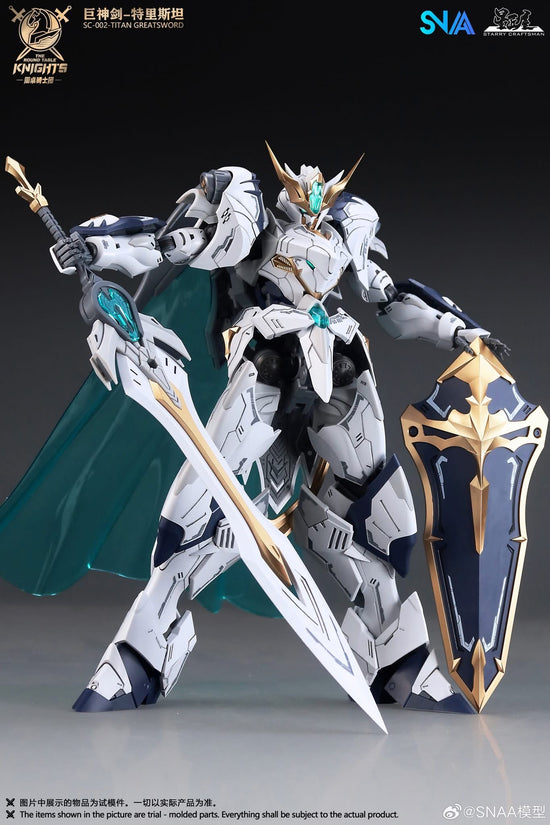 SNAA The Round Table Knights, Titan Greatsword Tristan, 1/144 model kit (Pre-Order Last Batch)