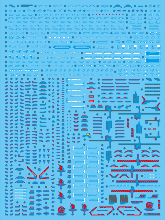 MG Full Armor Unicorn (Water Decal) (Multiple Options)