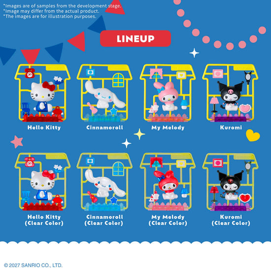 Sanrio Snap Scene Hello Kitty & Friends Welcome Home – Box of 8 Model Kits (Pre-Order)