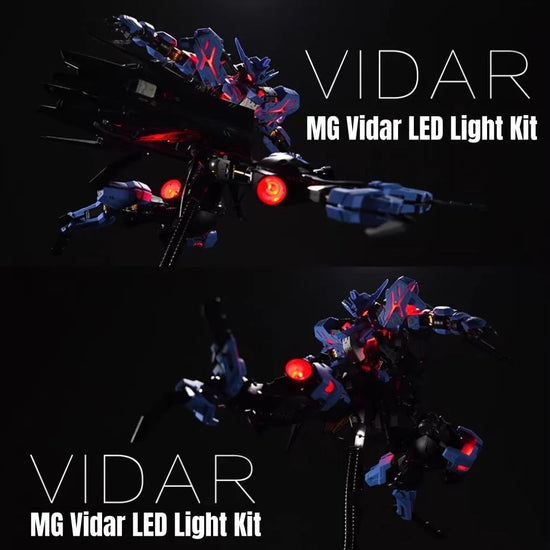 KOSMOS MG Gundam Vidar LED Light Kit – RGB Illumination Set with Metal Nameplate Bonus (Pre-Order)