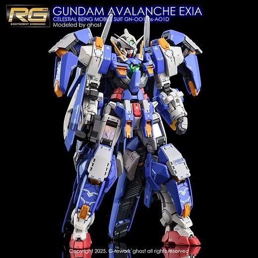 G-REWORK - [RG]  GUNDAM AVALANCHE EXIA  (Water Decal)