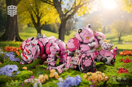 Seven Deadly Sins SIN-03 Sloth with Honey the Bear and Coconut the Rhino Crash 1/10 Scale Model Kit (Pre-Order Last Batch)