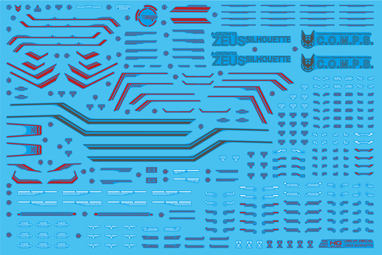 HG ZEUS SILHOUETTE (Water Decal)