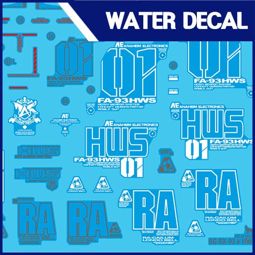 RG RX-93 Nu HWS (Water Decal)