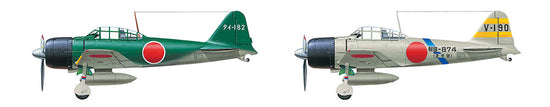 Tamiya 1/48 SCALE MITSUBISHI A6M3 ZERO FIGHTER (HAMP)
