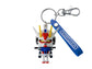 Mobile Suit Gundam Gunpla-kun 3D Rubber Mascot Keychain