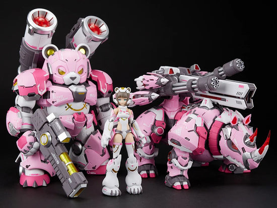 Seven Deadly Sins SIN-03 Sloth with Honey the Bear and Coconut the Rhino Crash 1/10 Scale Model Kit (Pre-Order Last Batch)